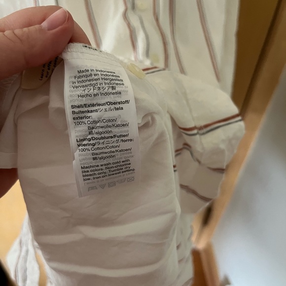 Madewell Striped Midi Shirtdress - Picture 9 of 9